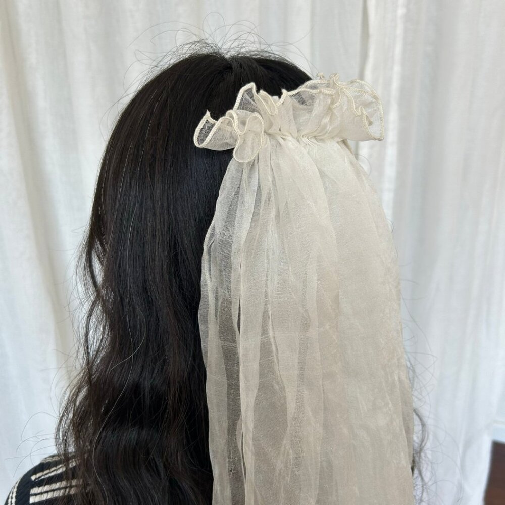 COPY - Lola Varma Naia Silk Bridal Veil - NWOT